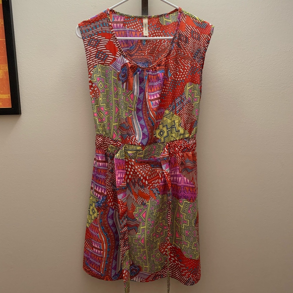 Adorable multicolored boutique (Tyche) short dress